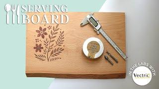 Making Serving Board Using VCarve Inlay | In the Labs with Vectric | Vectric FREE CNC Projects