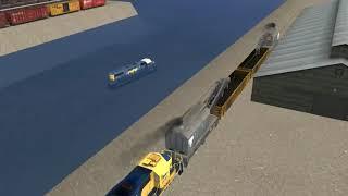 A Man Has Fallen Into The River In Lego City! But it's Trainz!