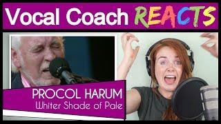 Vocal Coach reacts to Procol Harum - A Whiter Shade of Pale (Gary Brooker Live)