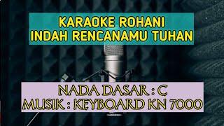 KARAOKE "INDAH RENCANAMU TUHAN" | LAGU ROHANI KRISTEN