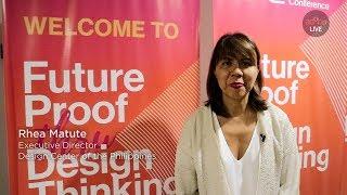 adoboLIVE! Rhea Matute, Exec Dir for Design Center PH on the 1st International Design Conference