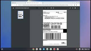 How to Print Labels with LUFIER P1688B on Chrome OS