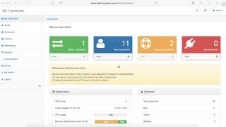 Splynx ISP Framework live dashboard