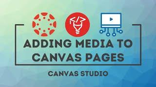 Canvas Studio: Adding Media to Canvas Pages