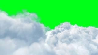 Cloud Flying In Sky On Green Screen | Fly Cloud | Black & White, Rainy Cloud | Check Description
