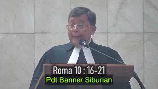 Jamita Roma 10:16-21 Pdt Banner Siburian Iman timbul dari pendengaran