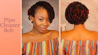 Loc Style | Pipe Cleaner Loc Bob | Fine Hair