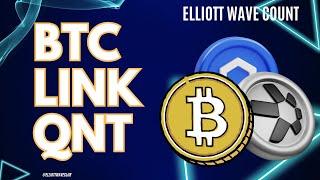 #Bitcoin #link  #qnt  Updated Elliott Wave Count: