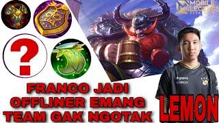 EMBLEM BUILD FRANCO TERSAKIT DAN TERKUAT 2021 - BUILD FRANCO TERSAKIT TOP GLOBAL MOBILE LEGENDS