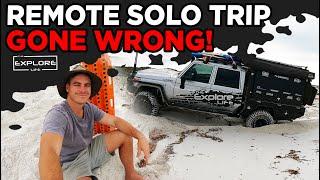 SOLO MISSION GOES WRONG! EXPLORING ISRAELITE BAY | MAXTRAX GIVEAWAY!