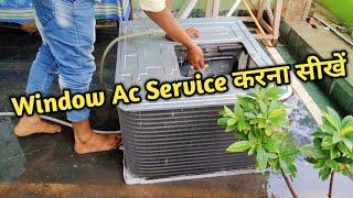 Window Ac Service Kaise Karen | How To Window Ac Service At Home | Ac Servicing | Abid Shaikh |