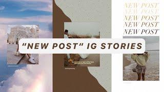 6 CREATIVE "NEW POST" IG STORY IDEAS | RJ Kaur