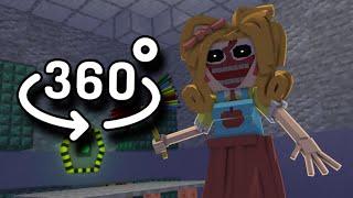Poppy Playtime Chapter 3 - Minecraft 360° VR Animation (Miss Delight Chase Scene)