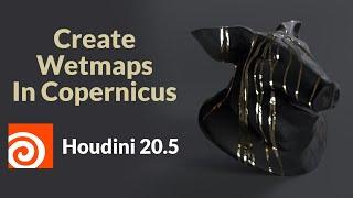 How to Create Wetmaps Using COPs in Houdini 20.5