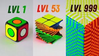 Кубики Рубіка від 1рівня до 1000 рівня складності