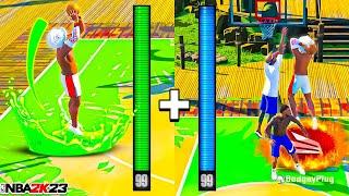 99 3 POINT RATING + 99 DRIVING DUNK is OVERPOWERED on NBA 2K23
