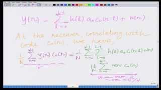 Lecture 32: Multipath Diversity in CDMA Systems