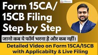 Form 15CA and 15CB | Form 15CA Online Filing Procedure | How to File Form 15CA & 15CB Online