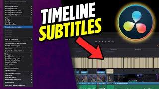 How to Create, Edit & Export Subtitles in Davinci Resolve 18.5 Studio Timeline - Quick Guide