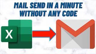  Automatic send mail by excel without VBA 