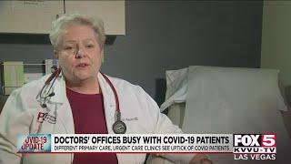 Las Vegas doctors seeing more patients with COVID-19