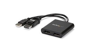 DisplayPort to DisplayPort Multi-Monitor Splitter - MSTDP122DP | StarTech.com