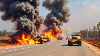 just happened! 42 British Challenger 2 tanks were brutally destroyed by Russian forces