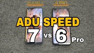 REALME  7 VS 6 PRO SPEED TEST