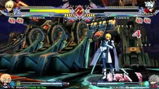 BBCS 2 Casuals Online First Attempt: lilAzNAJ13 (No/Jin/Rag/Haz) Vs HyperShadow200 (Ragna)