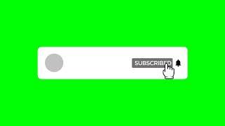 Green screen subscribe lower third (no copyright)