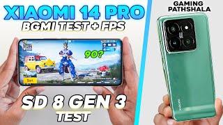 Xiaomi 14 PRO PUBG Test with FPS!  Overheat & Battery Drain SD 8 GEN 3