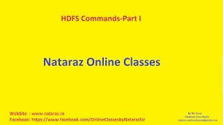 10 HDFS Basic command I