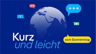 Deutsch lernen mit Videos | Kurz und leicht vom 12.12.2024 | mit deutschen Untertiteln