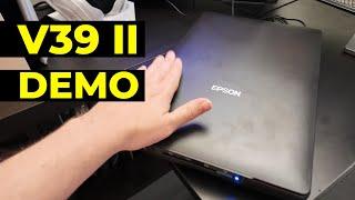 Epson Perfection V39 II Scanner Demo | Much Better than I Expected!