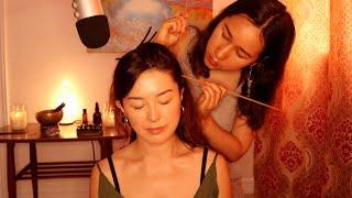 [ASMR] Real Person Scalp Check & Massage + Chinese Acupoint Neck, Shoulder & Upper Back Massage