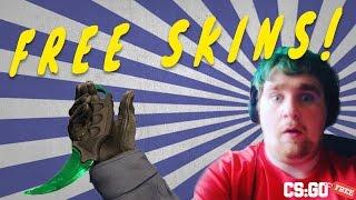 HOW TO GET FREE KNIVES/SKINS!!! FREE GAMBLING! (CSGOFREE)