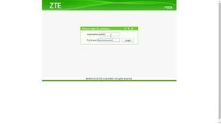 ZTE F609 Web GUI (Remote Web Configuration Interface)