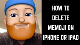 How to Delete Memoji on iPhone or iPad