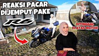 REAKSI PACAR DIJEMPUT PAKE YAMAHA R6‼️