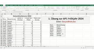 Lösung zur 2. Übungsaufgabe für die AP1 Herbst 2024 Teil 1