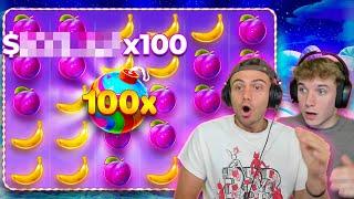 WE HIT A 100X ON SWEET BONANZA!! (Bonus Buys)