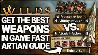 Monster Hunter Wilds - Ultimate Artian Weapon Guide - Get the BEST Weapons in Game FAST & 21 Tips!