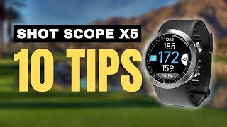 Shot Scope X5 golf watch: 10 top tips EVERY user NEEDS to know for success