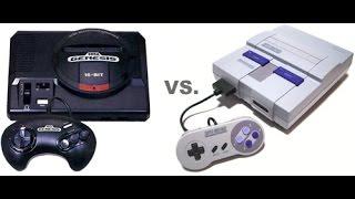 SNES/Super Famicom vs Megadrive/genesis