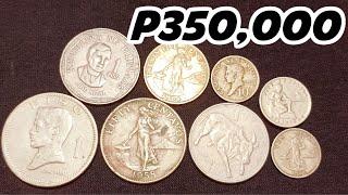 Old coins mahal mga ito   meron ka ba? swerti nyo Piso 1972 1974 50 centavos piso rizal piso kalabaw
