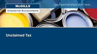 Unclaimed Tax - Capital Allowances: What you need to know