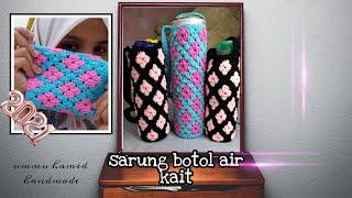 sarung botol air kait ||cozy bottle crochet