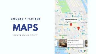 Flutter - Google Maps and cool effects