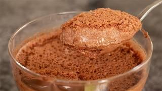 Only 2 ingredient chocolate mousse, no cream, this is the easiest chocolate mousse you will make