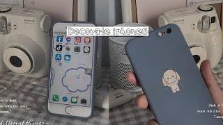 Decorating my Iphone || Iphone6  #aetheticsvlog